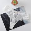 TERMEZY New Panties Women Lace Underwear Sexy Low-Waist G String Thong Transparent Hollow Out Briefs Solid Soft Female Lingerie