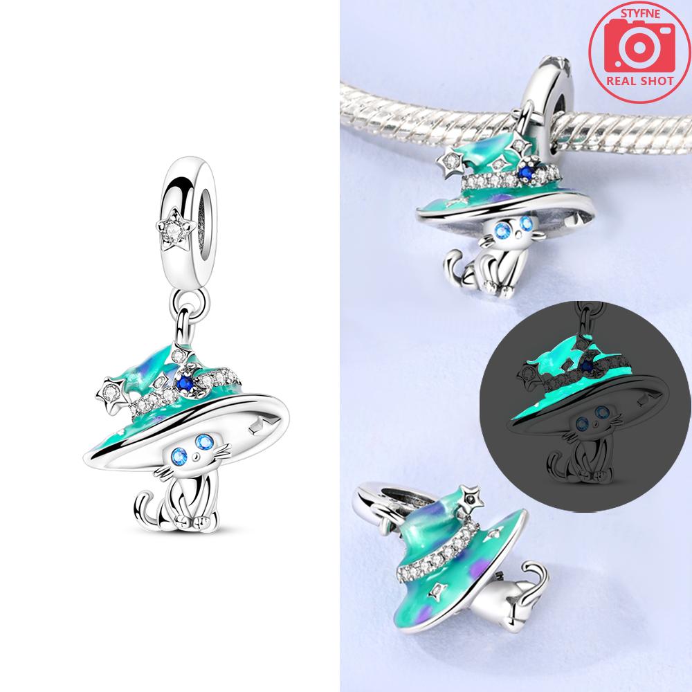 Luminous Firefly Stars Charm Fit Original New In Copper Charms Bracelets Pendants For Women Beads Diy Party Jewelry