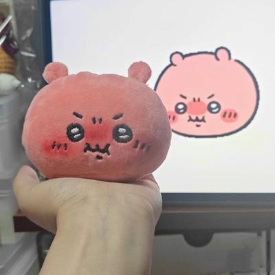 8Cm Cartoon Anger Chiikawa Plush Doll Toys Mini Doll Pendant Super Cute Usagi Plush Keychain Holiday Gift Toys