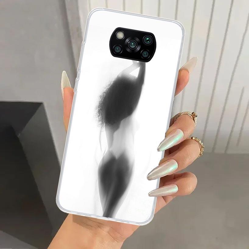 Woman Silhouettes Sexy Lady Girl Phone Case for Xiaomi Poco X5 X6 X7 Pro F7 Ultra M7 Redmi 15 15C 13 13C 12 12C 10 10A 10C 9 9A