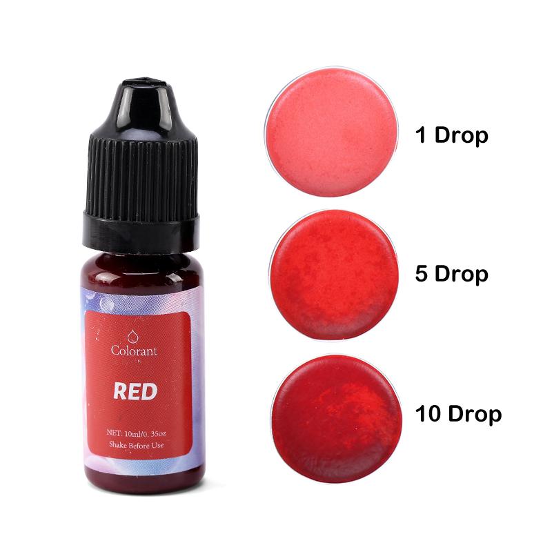 18 Colors 10ml Liquid Dye Candle Resin Pigment Colorant Resin Soy Wax Dye for DIY Candle Soap UV Epoxy Resin Mold Crafts Making