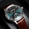 The STAC Made in Japan Domestic Watch 36mm Classic Retro Unisex Blue Green Brown Leather [The Stack] Men's Women's ST-AR002