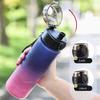 PC Colorful Plastic Cup Leak Proof Outdoor Sports Kettle Sports Water Bottle  Outdoor Activities