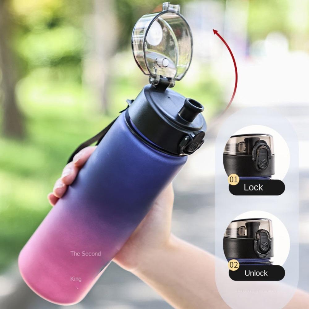 PC Colorful Plastic Cup Leak Proof Outdoor Sports Kettle Sports Water Bottle Outdoor Activities
