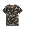 Men's Camouflage Cotton Short Sleeve T-Shirt: Military-Inspired Round Neck Top with Special Forces Print.