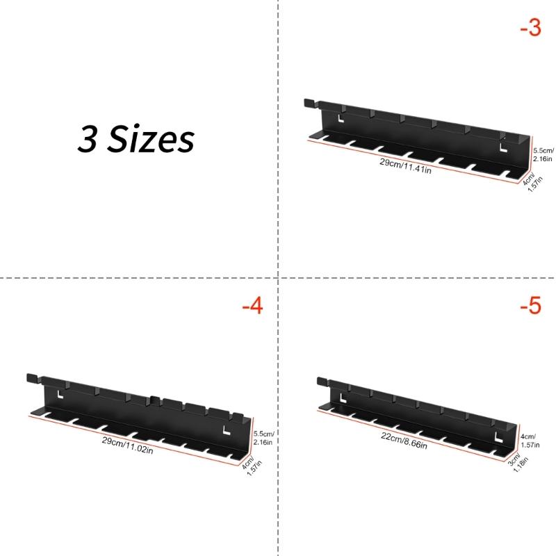 Hand Tool Holder Rail Rack Screwdriver Holder Storage Shelving Pegboard Hook Cycling Accessory Quick Installation