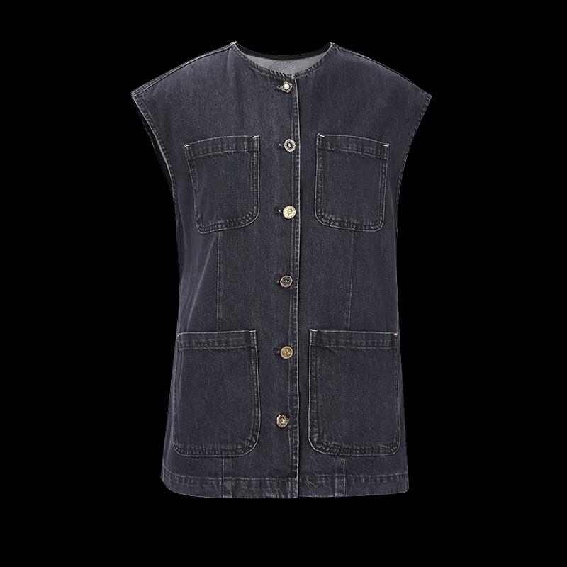 Women's Casual Denim Vest