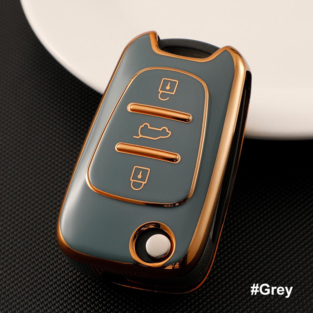 Full Protect Car Key Case For Hyundai I20 I30 Elantra Azera Veracruz Veloster Kia Rio K7 K5 Sportage Sorento Flip Remote Cover