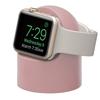 For iWatch Charging Stand Holder Silicone Dock Holder with Nightstand Mode for iWatch Wireless Charger