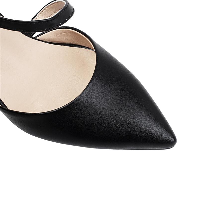 Women's High-heeled Sandals Spring and Summer New Simple and Versatile Thick-heeled Large-size Bag Head Sandals