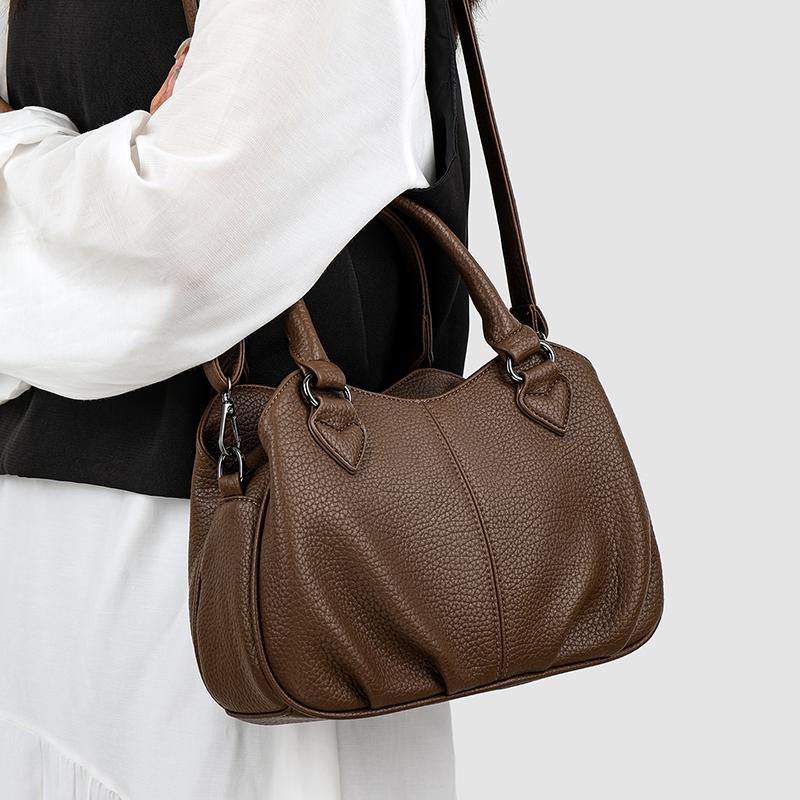 New PU Leather Women's Fashi Handbag Shoulder Crossbody Bag Casual Tote Purse Ladies Top Handle Satchel For Daily Work Travel
