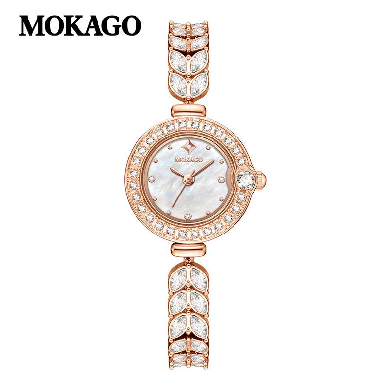 MOKAGO Luxe Женские кварцевые часы 'Русалка' - Высококлассный женский хронометр