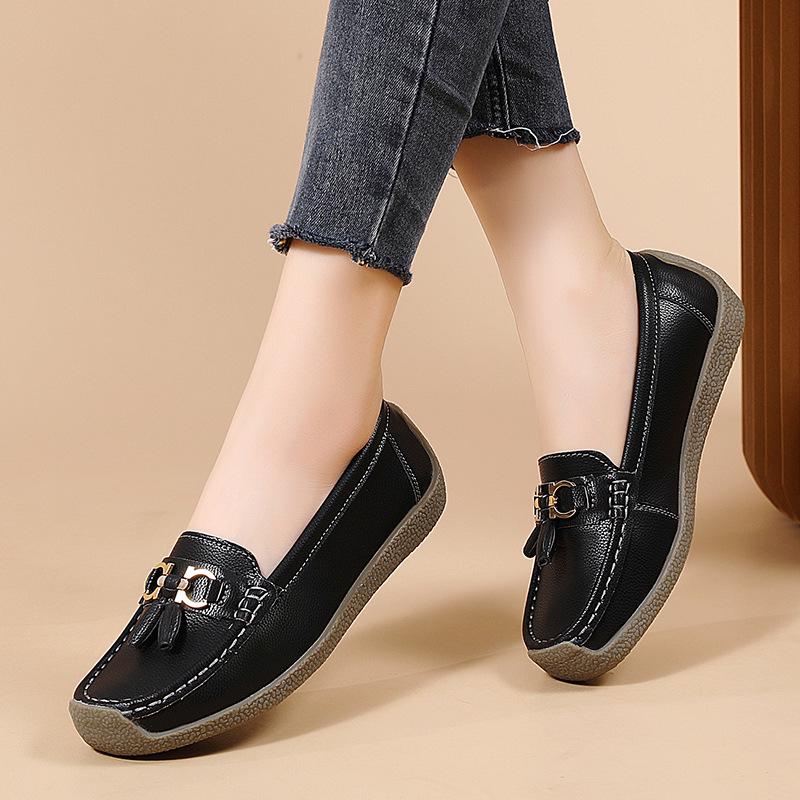 Women's Low-Cut Slip-On Non-Slip Shoes - Soft Sole, Comfortable Fit, Suitable for Spring and Autumn
