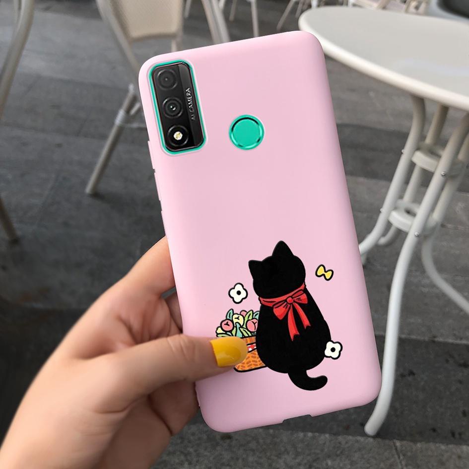 For Funda Huawei P Smart 2020 Case Coque Popular Lavender Flower Phone Case For Huawei P Smart 2020 6.21" Soft Shockproof Bumper