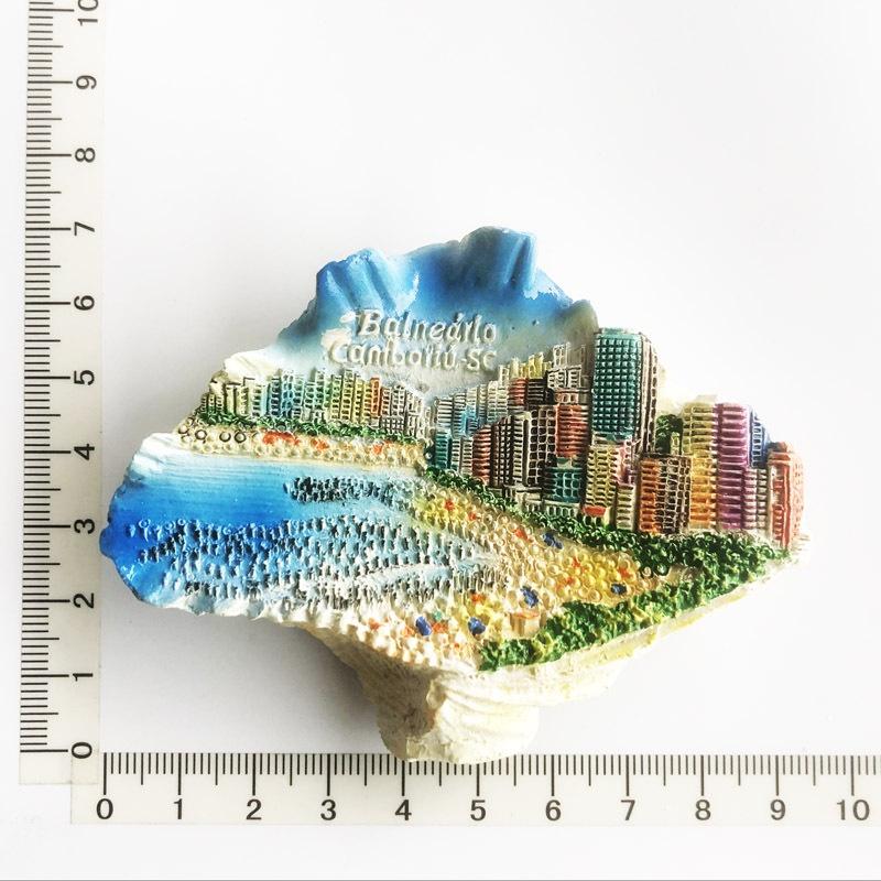 

Бразилия магнит на холодильник наклейка 3D смола ручной работы подарок для путешествий сувенирная коллекция украшения