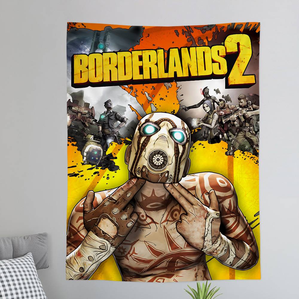 

Game BBORDERLANDS Printed Large Wall Tapestry Wall Hanging Decoration Household Decor Blanket 74x94cm(29x37in)