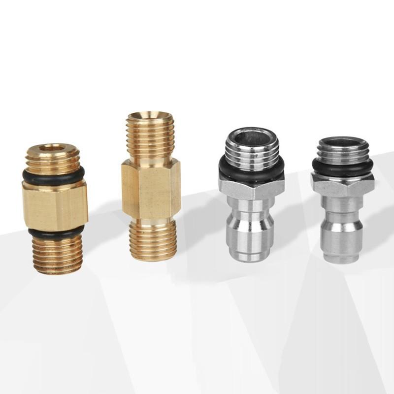 Lance Connector Adapter Nozzle Copper G1/4 M14x1.5 Replacement Cleaning