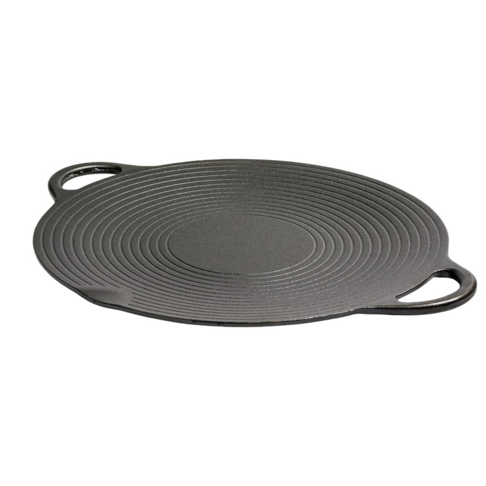 Frigideira Antiaderente de Ferro Fundido Estilo Coreano para Gás, Indução e Churrasco ao Ar Livre