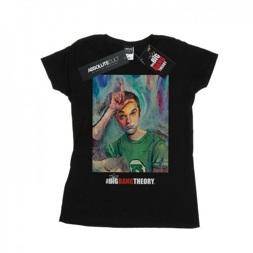 

The Big Bang Theory Womens/Ladies Sheldon Loser Painting Cotton T-Shirt XXL білий