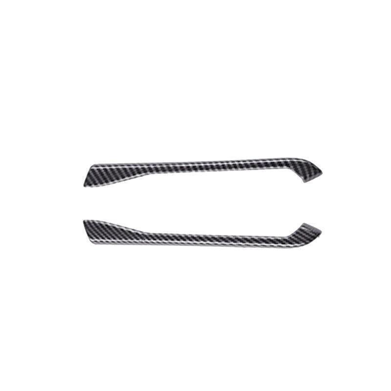For Mazda CX-30 2020-2023 Carbon Fiber Inner Door Panel Cover Trim Strip 2PCS