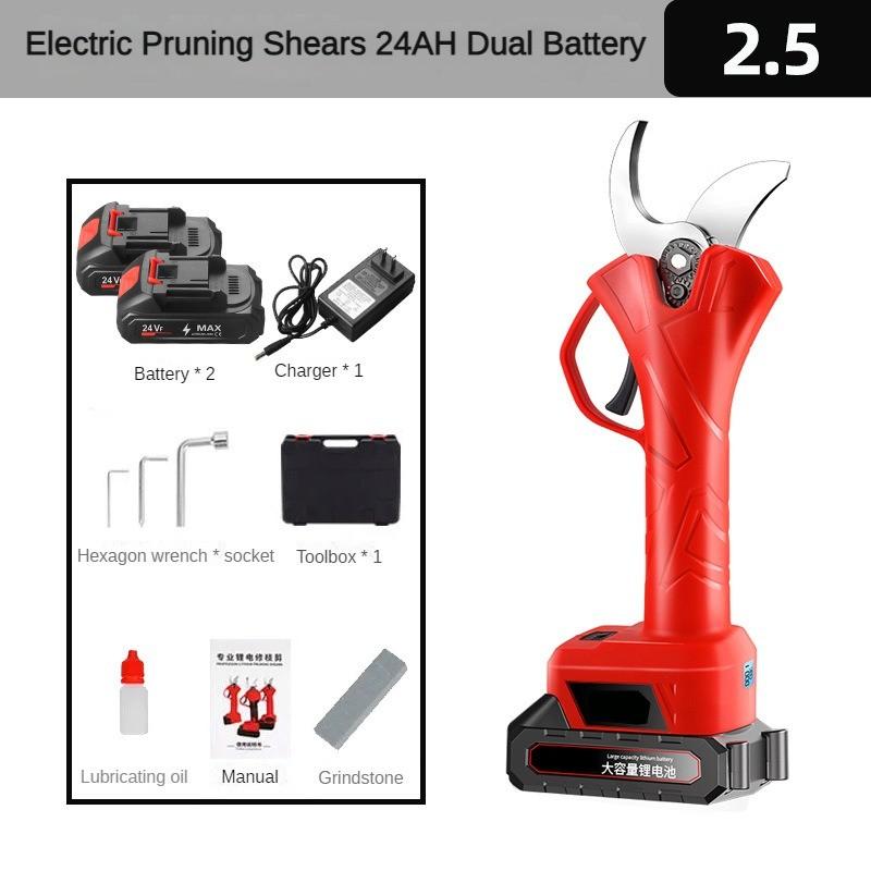 Rechargeable Branch Cutting Scissors Household Gardening Fruit Tree Pruning Tools Portable Electric Pruning Shears