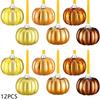 Christmas Ornament Garden Decoration Pumpkin Shape Exquisite Christmas Decoration Party Decoration 6/12PCS