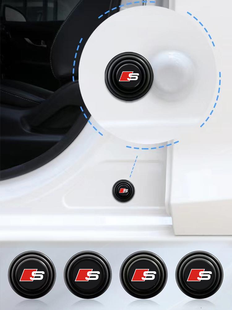 2026 Car Door Anti-Collision Silicone Shock Absorber Gaske For Audi A3 A6 Q3 B5 B6 B7 B8 B9 Q7 8P 8V 8L A5 A4 C6 C5 C7 4F A1 A7 A8 Q2