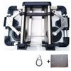 Compact Foldable Trolley: Portable Grocery and Luggage Pull Cart with Handle