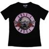 Guns N' Roses Dames Slim Fit T-shirt: Klassiek Logo OFFICIEEL NIEUW