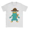 Perry the Platypus Funny Duck TShirts Unisex  Funny Cotton Tee Shirt Crew Neck Short Sleeve T Shirt Original Clothes