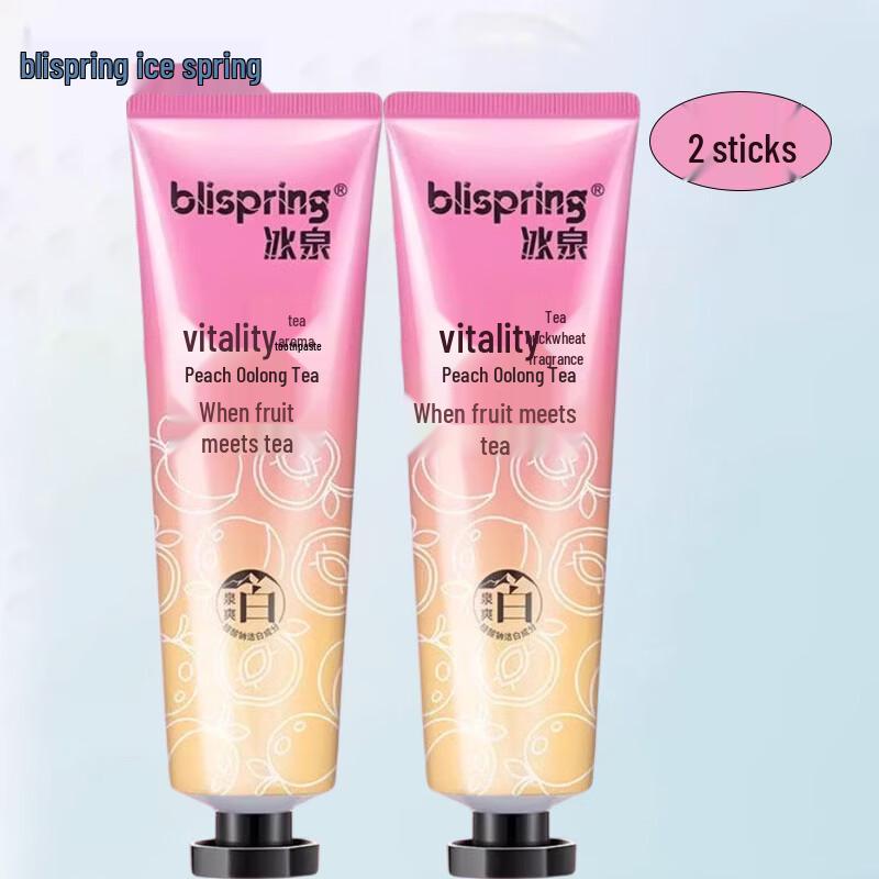 Blispring Peach Oolong Tea Fresh Breath Toothpaste