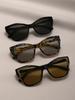 3pcs Retro Eyebrow Frame Fashion Glasses Unisex Suitable for Daily Wear Driving Street Photography