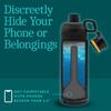 Diversion Safe Water Bottle Storage Compartment Leakproof Sports Bottle for Home