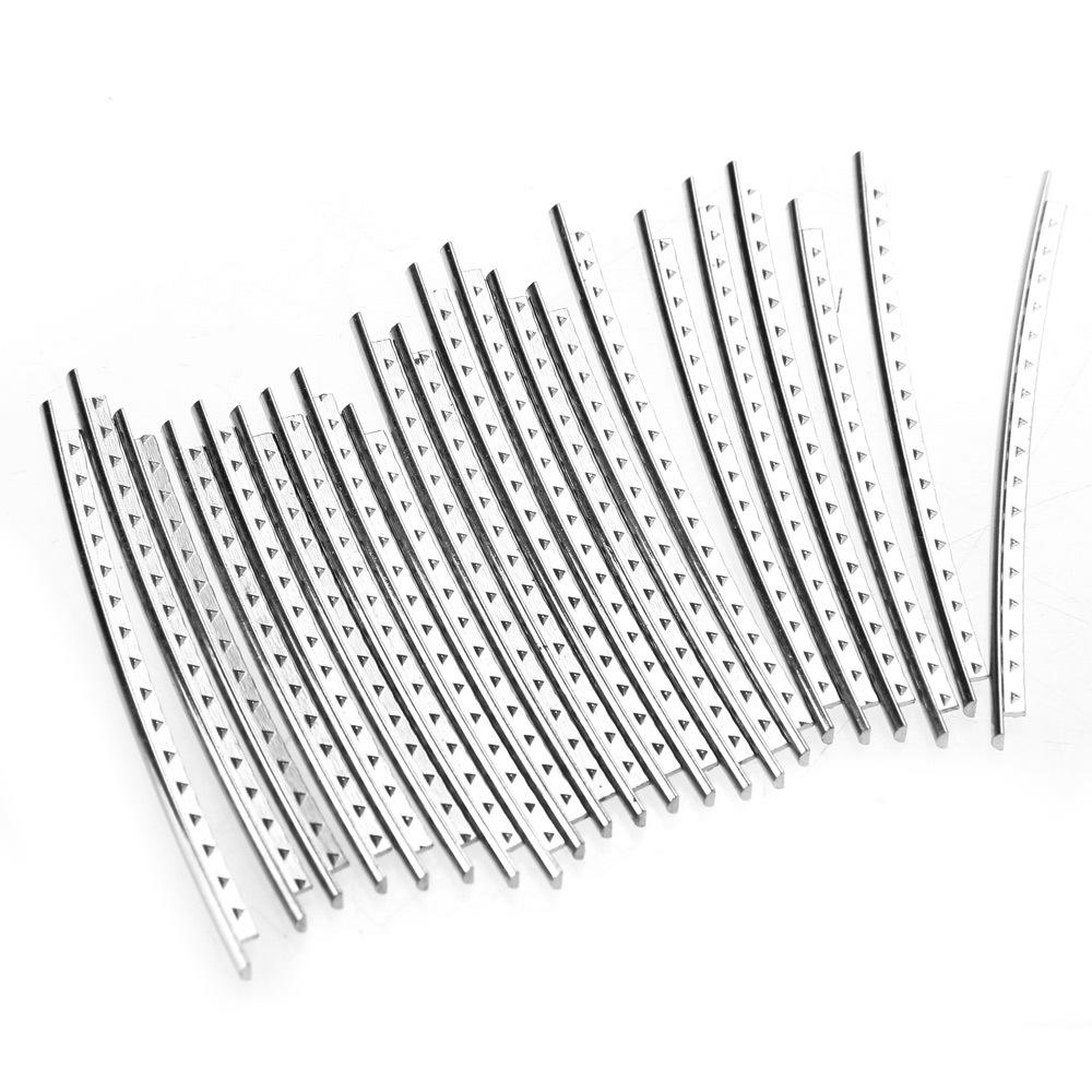 Miwayer 18-24pcs Frets Wire Fingerboard Nickel 1.6MM 1.8MM 2MM 2.2MM 2.4MM 2.7MM 2.9MM Repair Material for Guitar Bass Ukulele