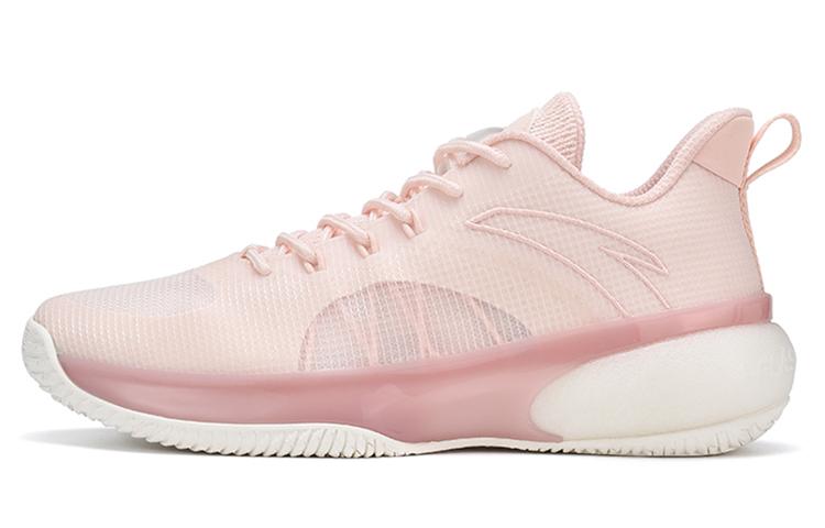 Chaussures de basketball ANTA Cement Killer pour homme - Coupe basse - Rose pâle / Rose bébé 42.5