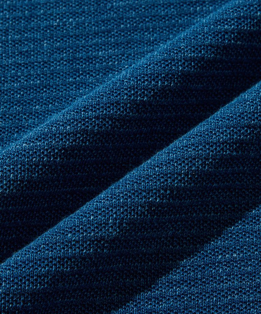 STCO Vibe Shift Indigo Denim Jacquard Short Sleeve T-Shirt_Blue (Oversized)_Dtsxb62Csl