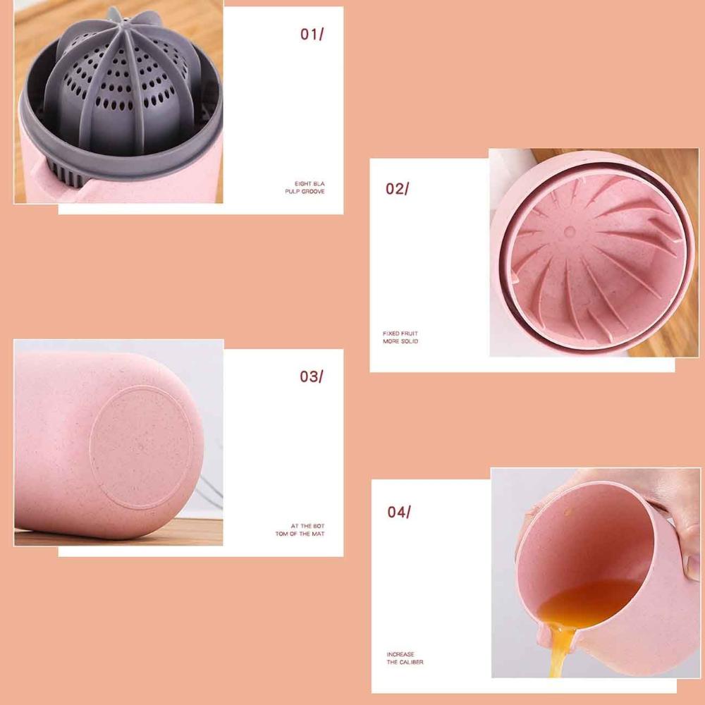 Citrus Press Wheat Material 2 Modes Lemon Squeezer Hand Juicer Manual Citrus Juicer Fruit Juicer