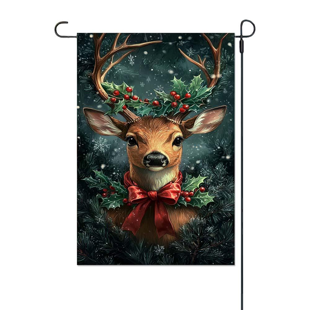 Christmas Courtyard and Garden Party Decoration Flag