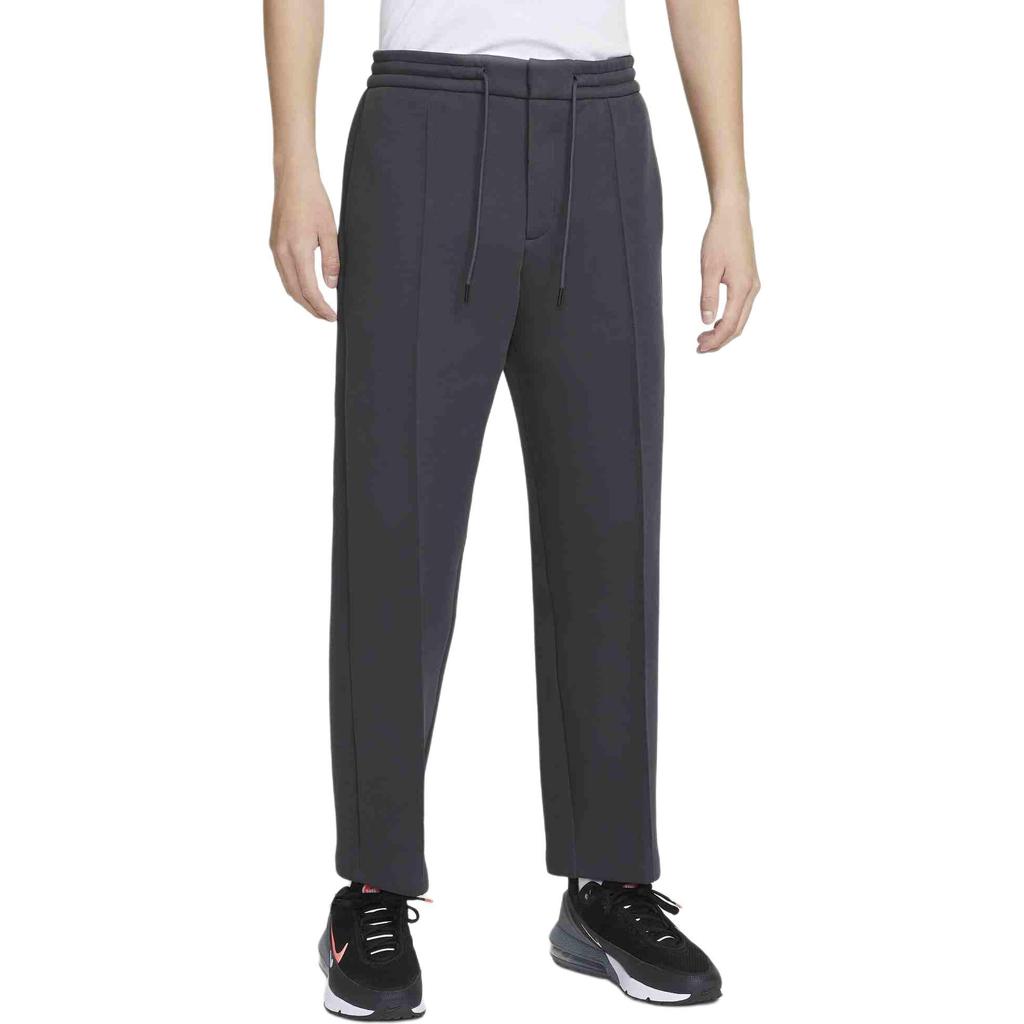 Nike Futra Tech Series Lace-Up Comfortable Casual Versatile Knitted Sports Pants Men Bottoms Coal-Black FZ7584-060