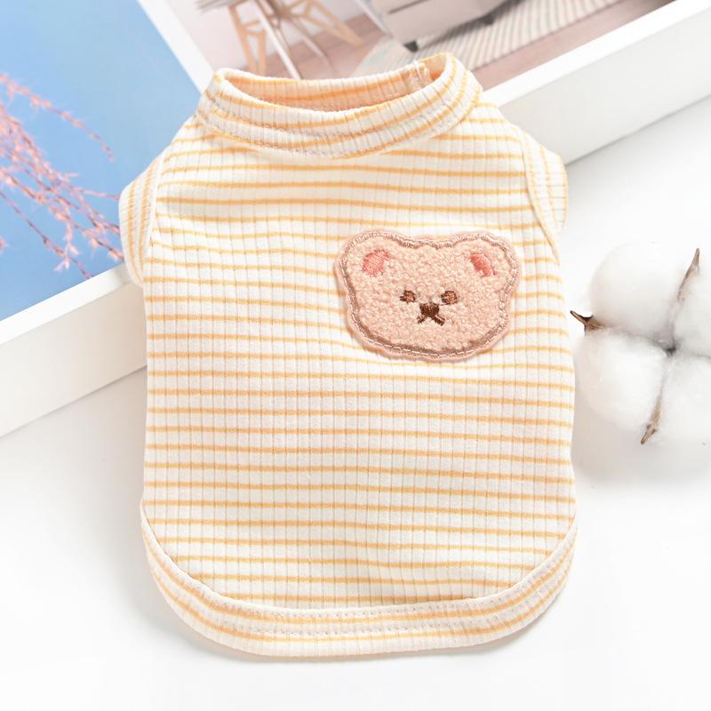 

Pet cat dog clothes vest ultra-small dog puppy teddy Pomeranian Yorkshire spring summer thin XL