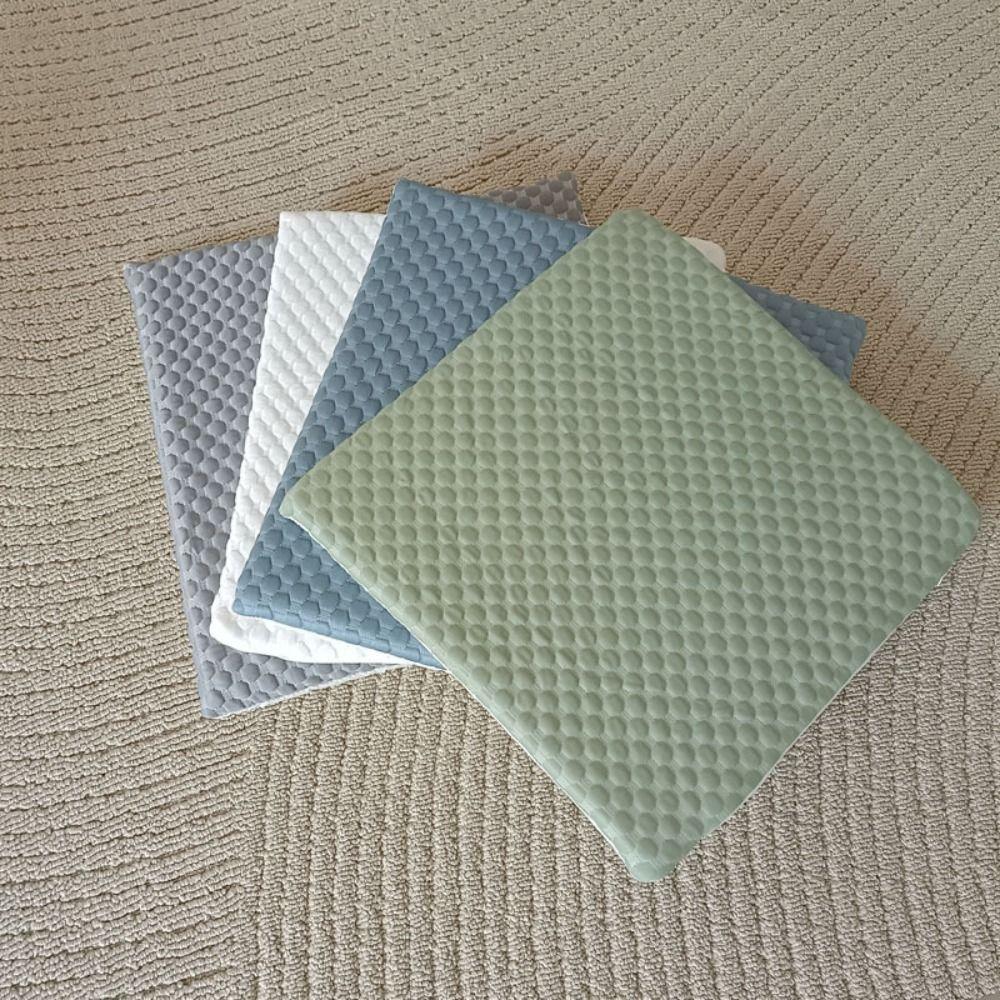 Slow Rebound Ice Bean Cool Chair Cushion 45D Sponge Ergonomic Support Cushion  Student