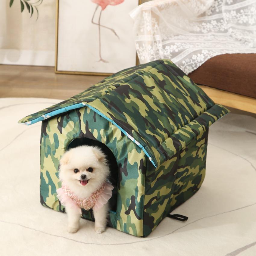 Universal Outdoor Waterproof Cat Nest in All Seasons Breathable Removable and Washable Pet Nest and Warm Dog Nest in Winter