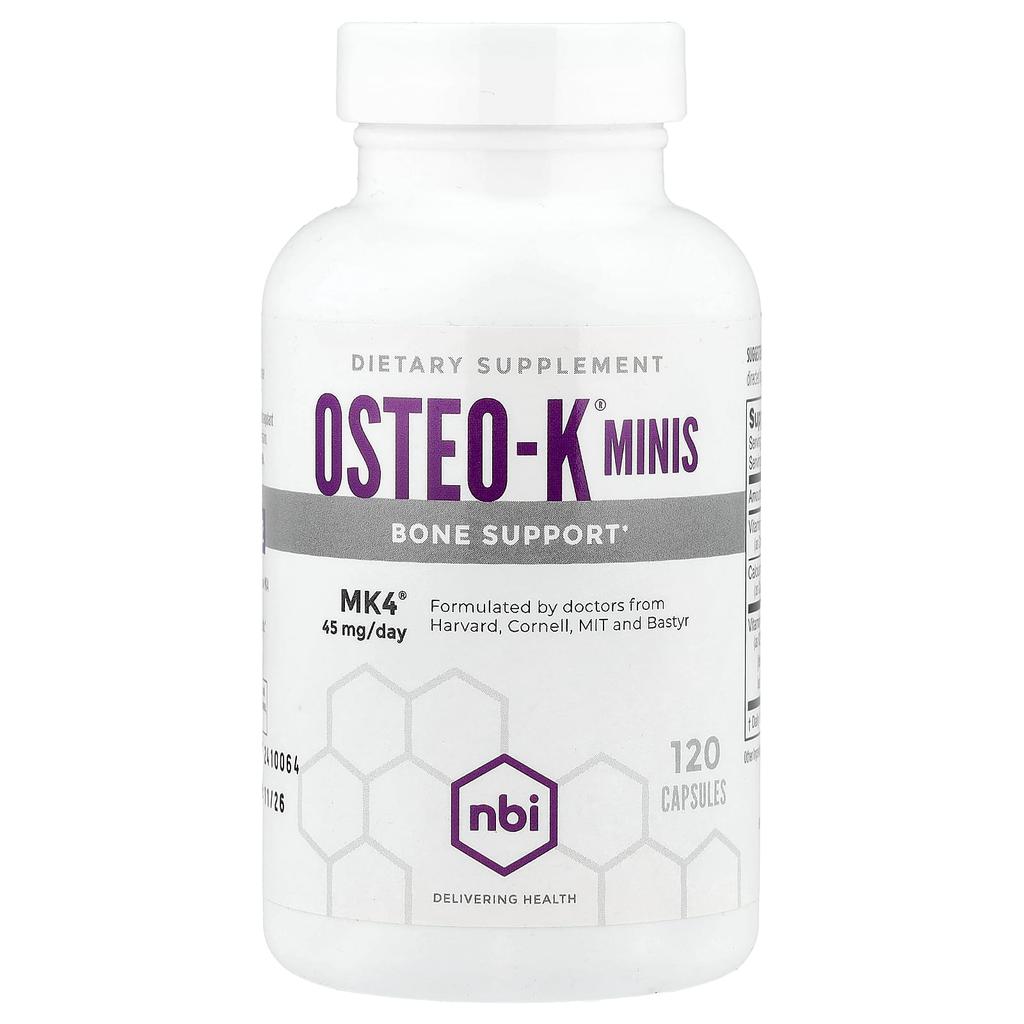 NBI, Osteo-K® Mini, 120 Capsules