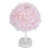 Flower Table Lamp Bedside Bedroom Desktop Nightstand Decoration Supplies Light Pink
