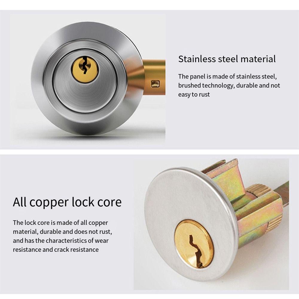 Multicolor Entry Door Knobs Invisible Dead Bolt Door Lock Room Door Locks  Home Door Gate