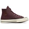 Converse Chuck 70 High Distressed Leather - Bloodstone Unisex Sneakers Rød A09444C