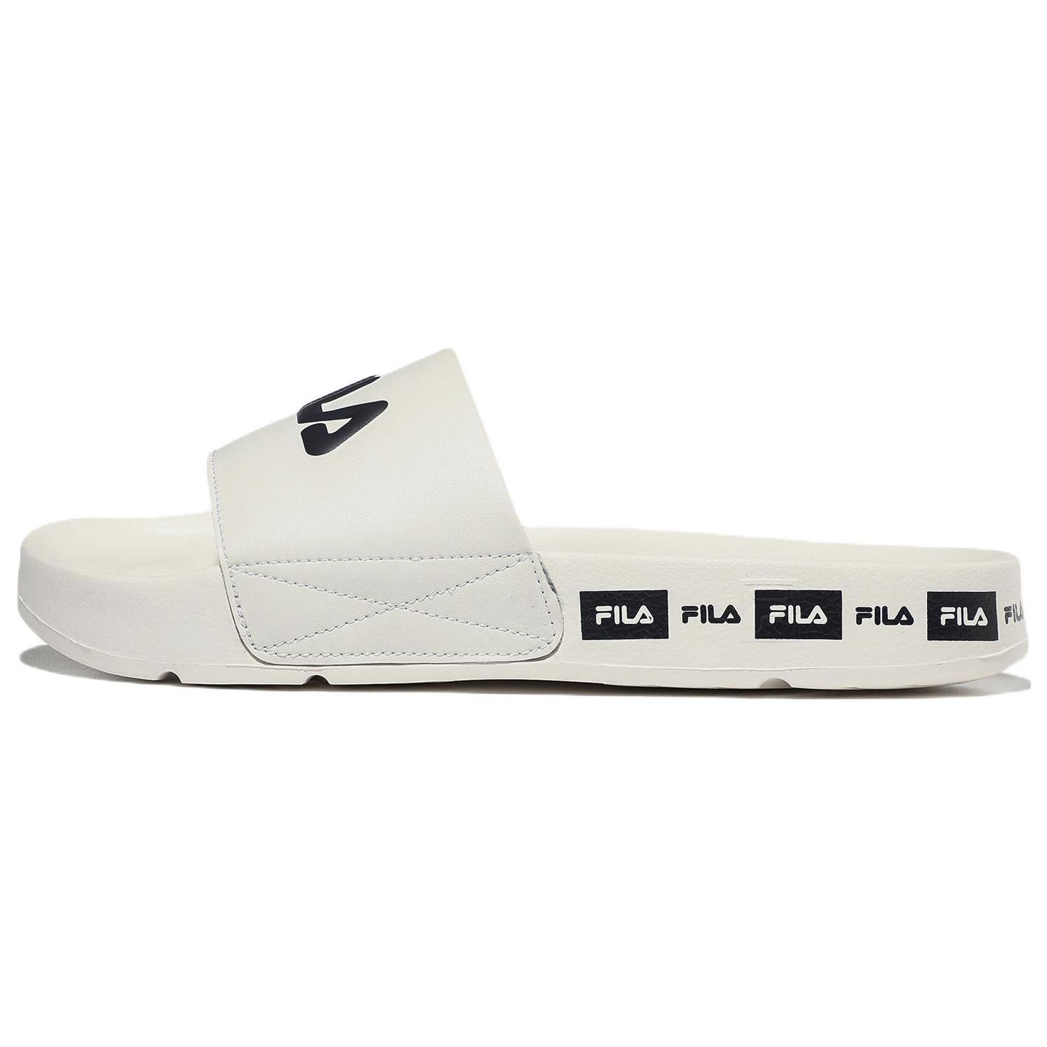 

FILA Sports Slippers Unisex White Black Korean Version White Black 1SM01591E_920 230