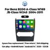 Android14 OS Car Multimedia Radio For Benz B200 A B Class W169 A160 A180 A200 A220 2009 - 2012 Car Play Auto Video Player GPS BT