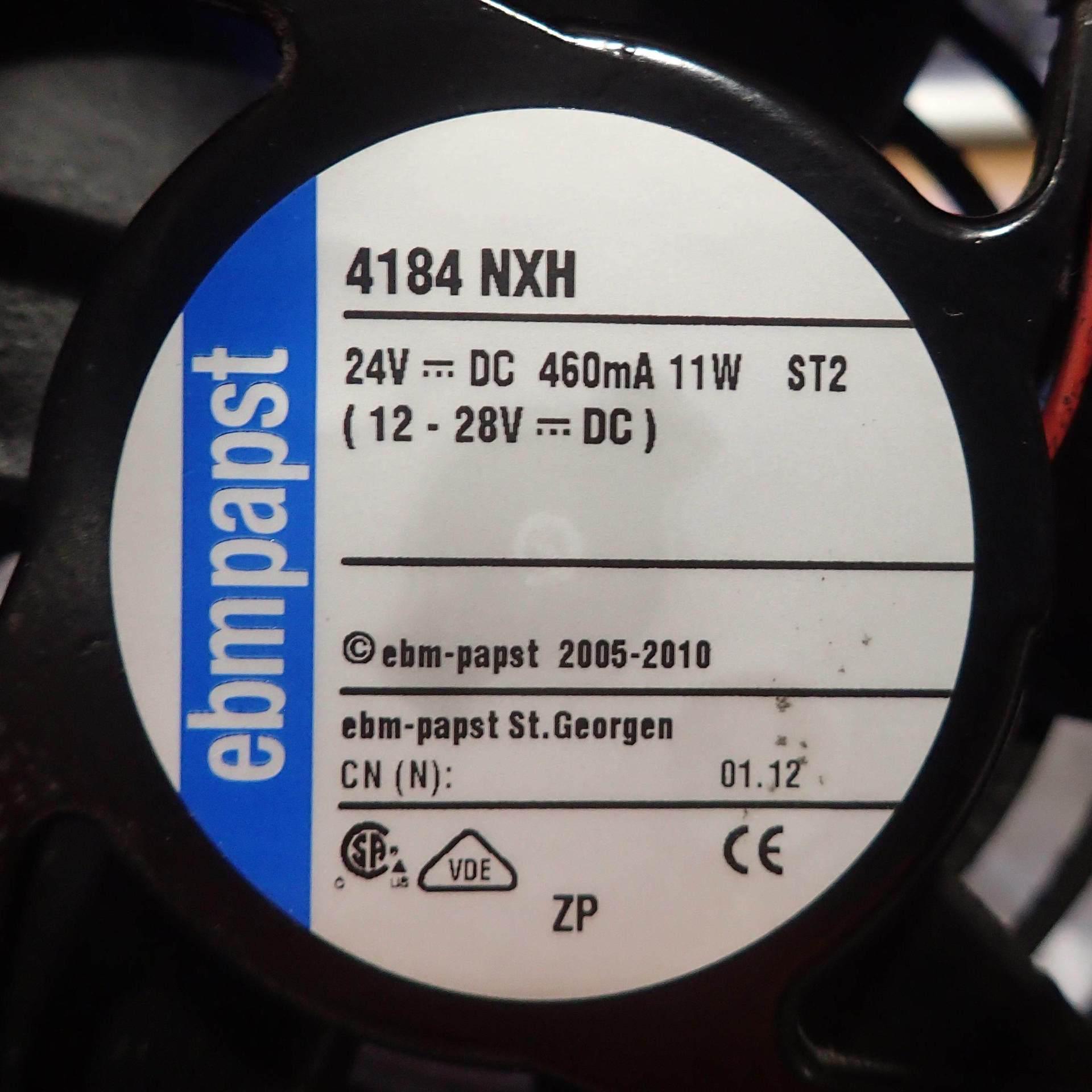 4184NXH 24V 11W High-Temp Resistant Aluminum Frame German Fan Original PAPST