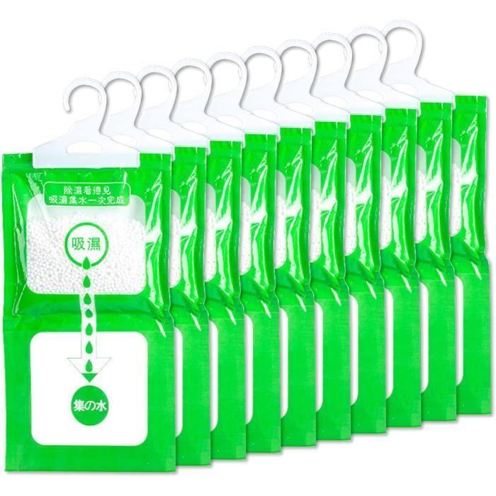10 Pack Absorbeur D'Humidité Placard, Déshumidificateur Suspendu Anti-Moisissure Sachet Anti Humidité Pour La Cuisine-Salle D[H149]